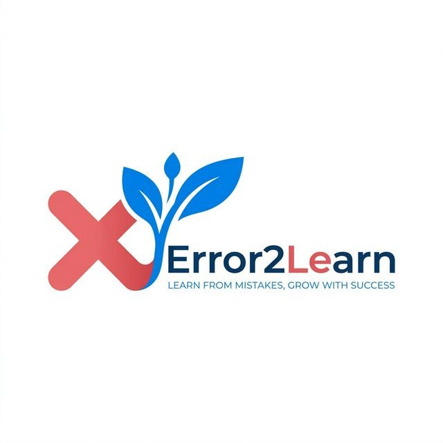 Error2Learn Logo